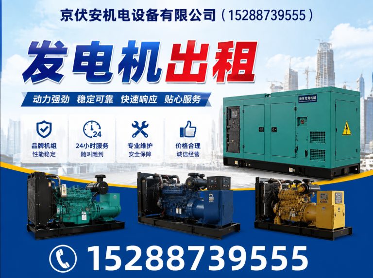 资阳静音发电车租赁展示图