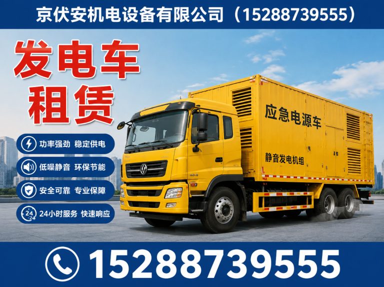 资阳发电车出租展示图